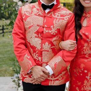 Men’s Chinese / Vietnamese Tea Ceremony Wedding Jacket